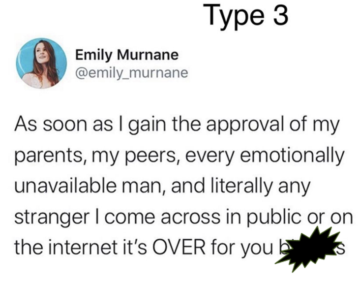 Threes Need Validation from Literally Everyone - enneagram 3 memes